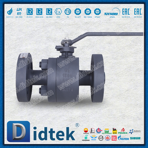 A105 1500LB ارتفاع ضغط الفوسفات حماية التآكل المعادن يجلس صمام الكرة العائمة 