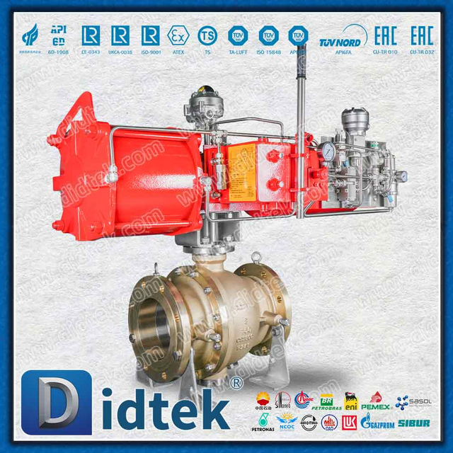 الهندسة البحرية صمام كروي من الألومنيوم البرونزي أحادي المفعول C95800 مرتكز الدوران
