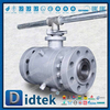 2 بوصة مضادة للتدفق الثابت Tek Peek Seat Seat Trunnion Ball Valve موردي