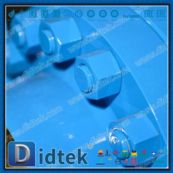 علبة التروس بعقب ملحومة DN150 3pcs صمام كرة Trunnion Metal