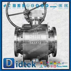 Inconel Alloy625 شفة الختم Elgiloy صمام كروي مرتكز الدوران