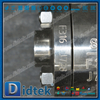 مقعد PCTFE المبرد F316 صمام الكرة الملحومة المقبس