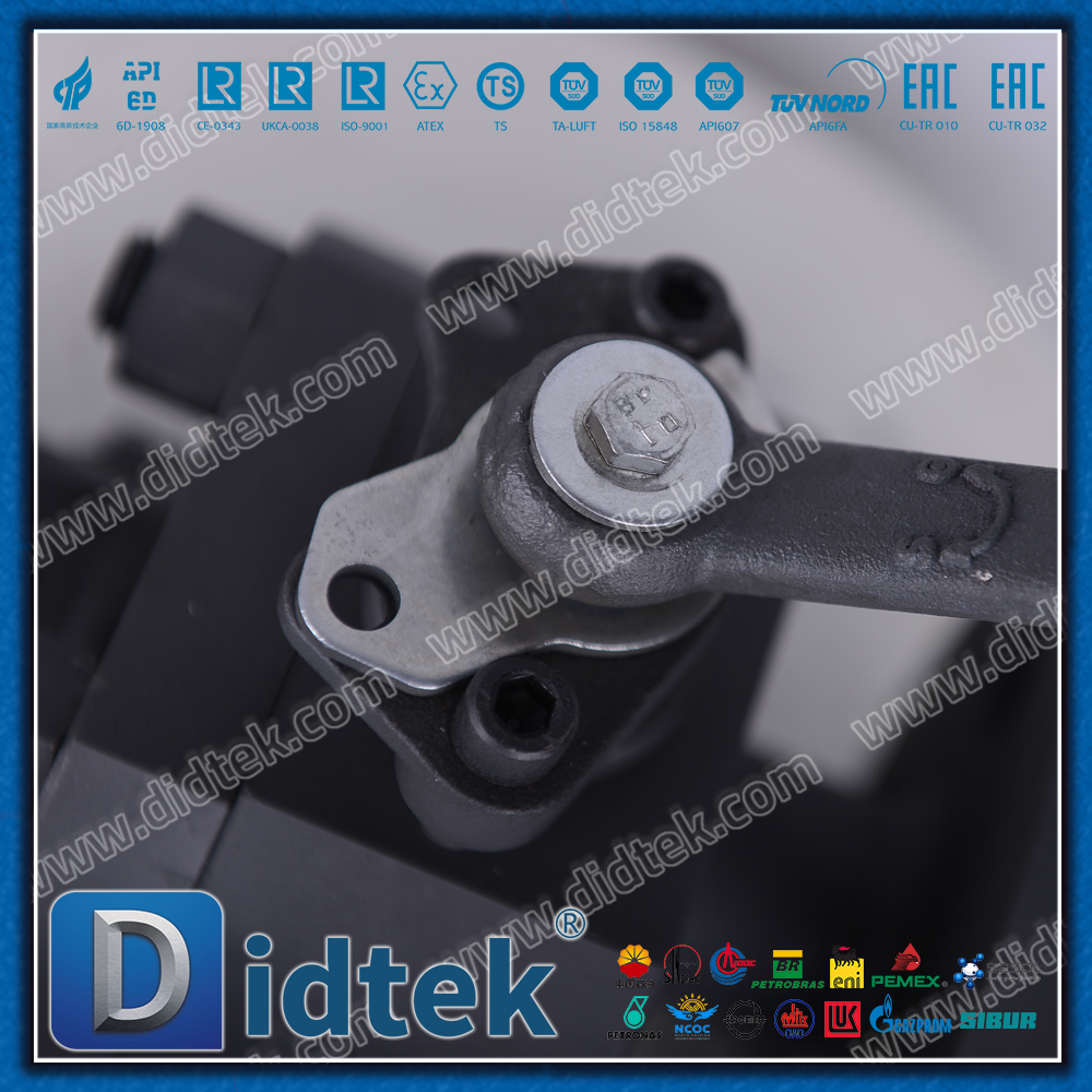 A105 1500LB ارتفاع ضغط الفوسفات حماية التآكل المعادن يجلس صمام الكرة العائمة 