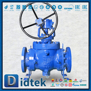 صمام كروي ثلاثي الاتجاه من Didtek WCB ذو واجهة كاملة من النوع L
