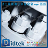 محرك كهربائي مقاوم للانفجار ATEX 200 ℃ نظرة خاطفة صمام كروي كهربائي بمقعد