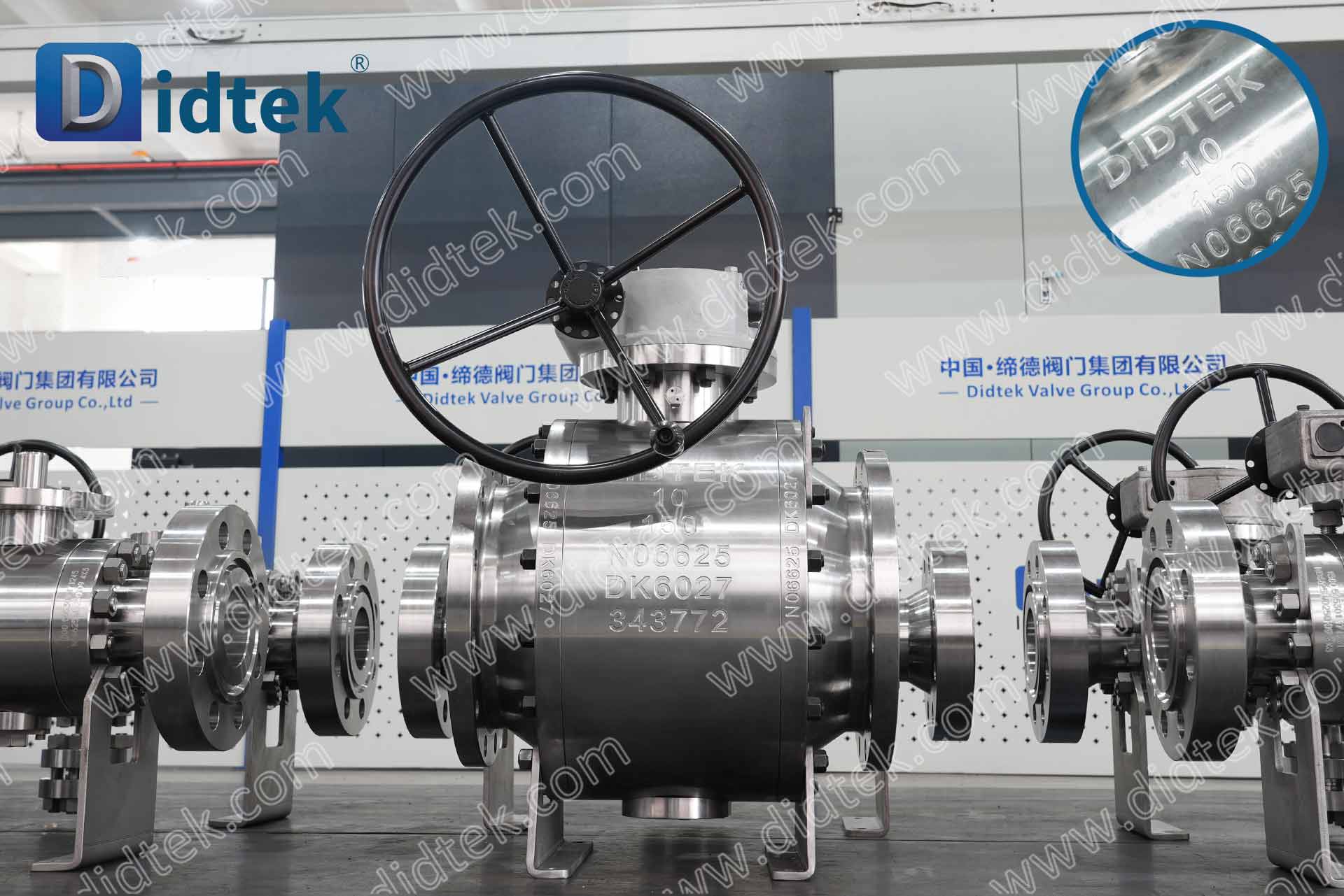 B-49 DIDTEKFTMSBV - صمام كروي من Inconel Alloy625 مزود بختم شفة Elgiloy