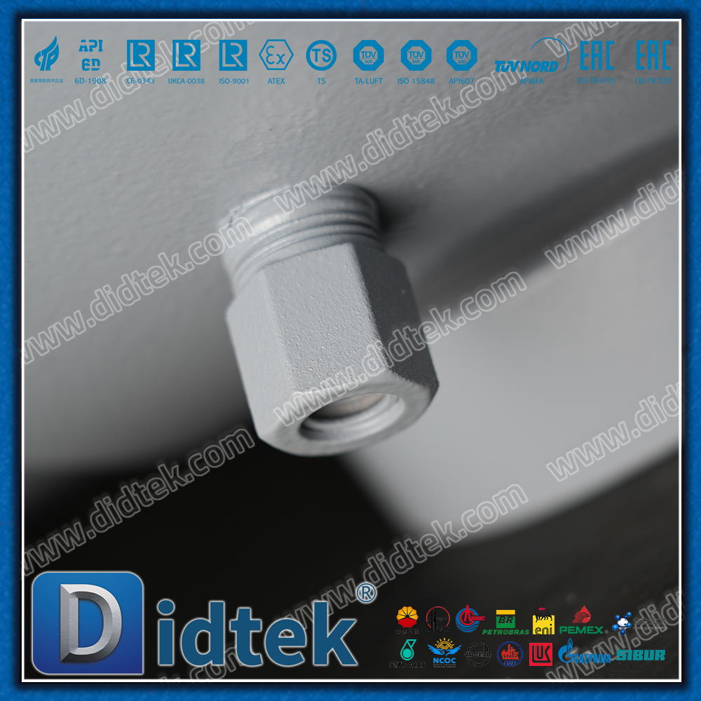 Didtek 4130 Flange FC مشغل هوائي واحد API6A صمام كروي فولاذي مزورة