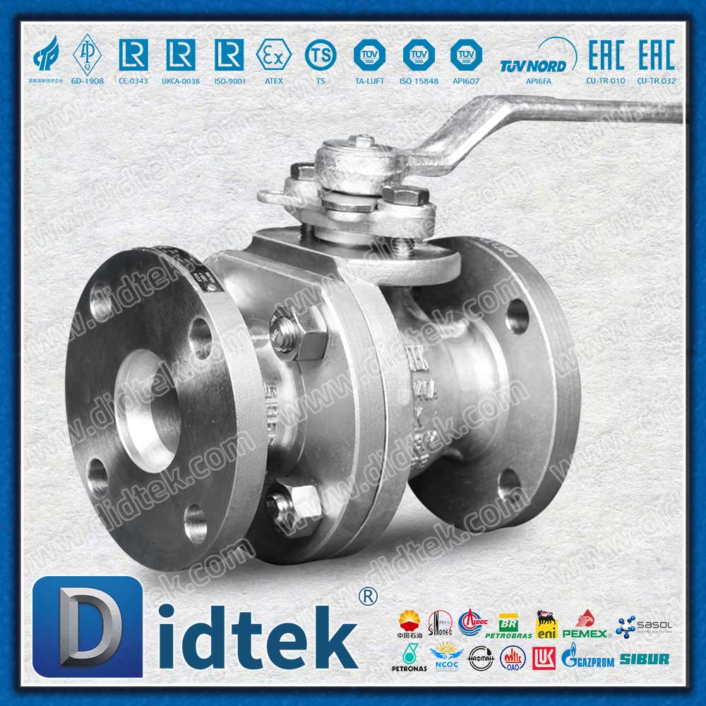 الصمام الكروي العائم ذو المقعد المنخفض JIS 5K PTFE