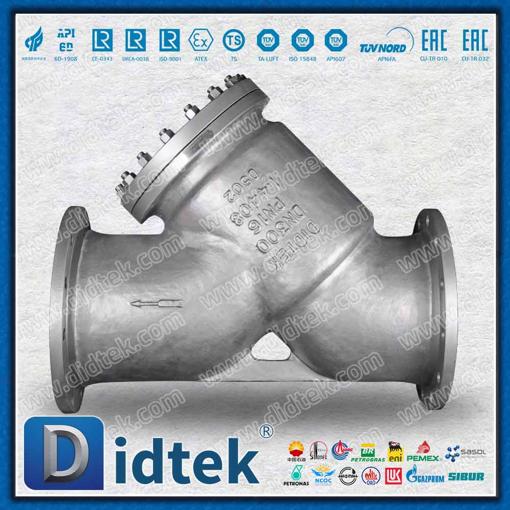 DIN EN 1.4408 Y مصفاة مع 80 شبكة