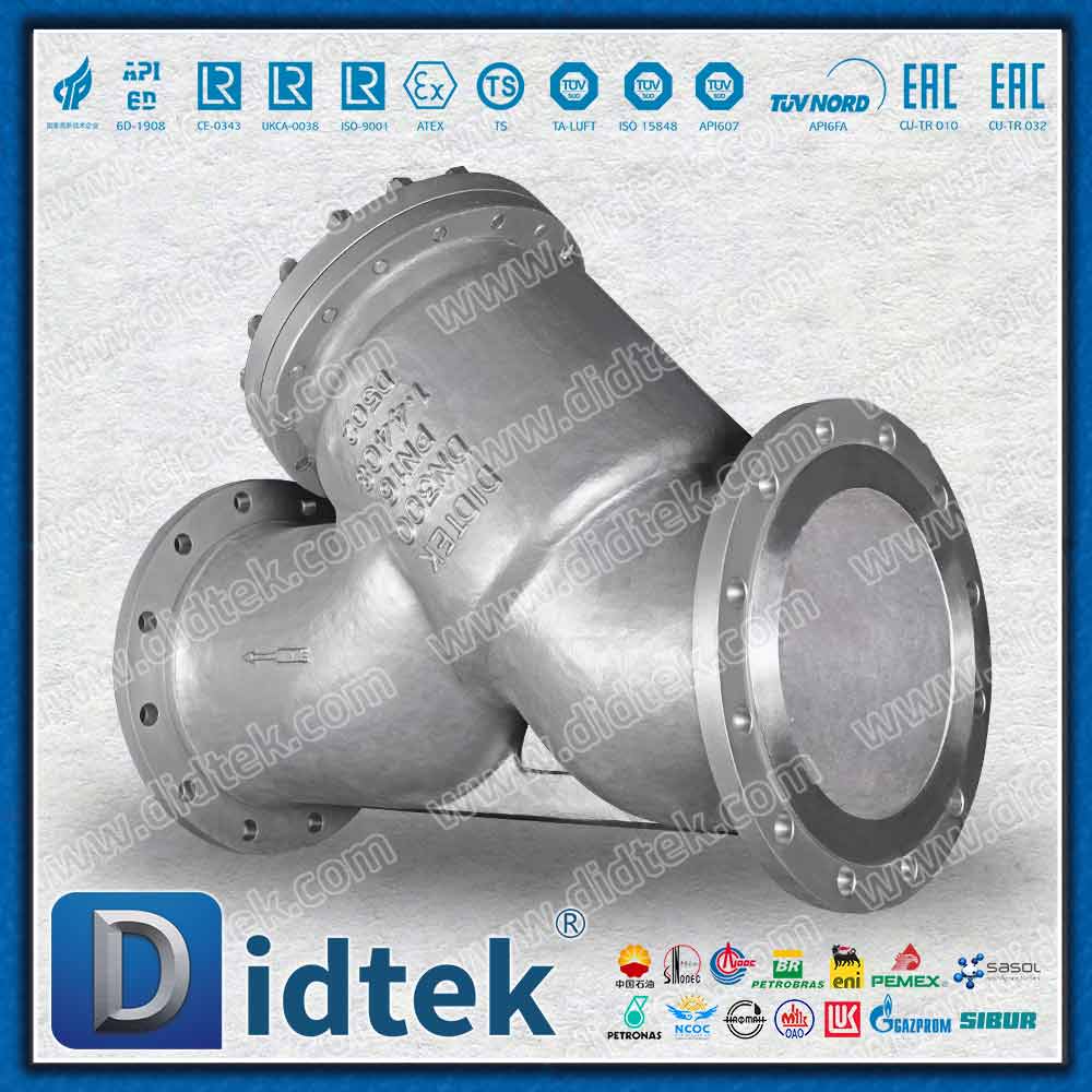 DIN EN 1.4408 Y مصفاة مع 80 شبكة