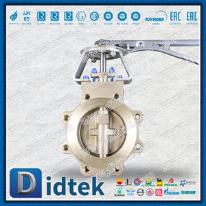 صمامات فراشة من الألومنيوم والبرونز عالية الأداء ASTM B 148 API609 Monel Trim