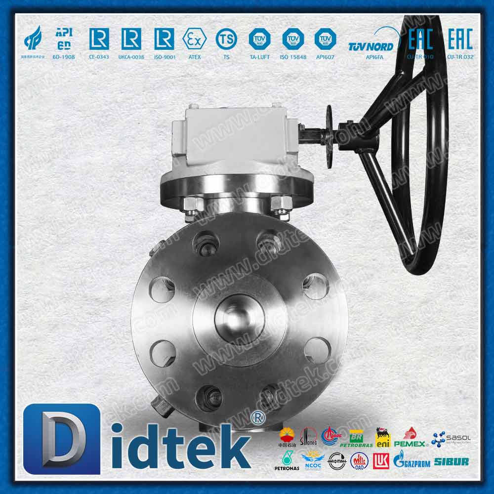 F51 1500 صمام كروي مرتكز الدوران مزورة مع ختم نظرة خاطفة