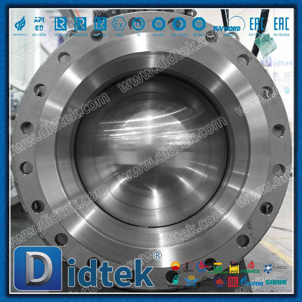 LF2 + Inconel 625 تراكب مع PTFE Elgiloy Lip Seal Trunion Ball Valve