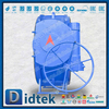 DN2000 صمام فراشة ذو إزاحة ثلاثية كبيرة الحجم DIN