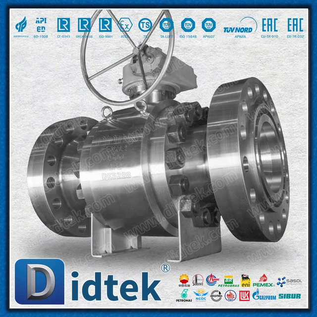 Inconel 625 تراكب شفة الختم صمام كروي عالي الضغط للهندسة البحرية