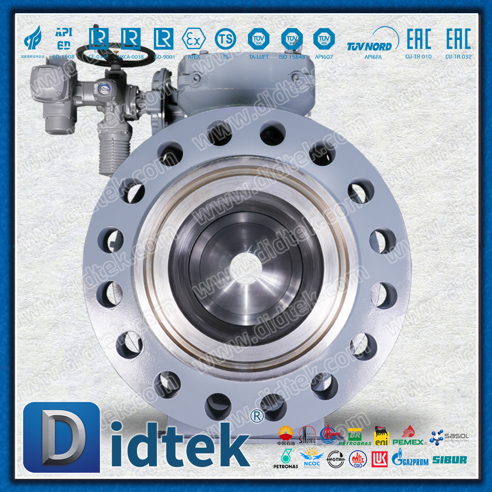 ESD الهندسة البحرية مرتكز الدوران صمام الكرة الكهربائية Auma للغاز عالي الضغط