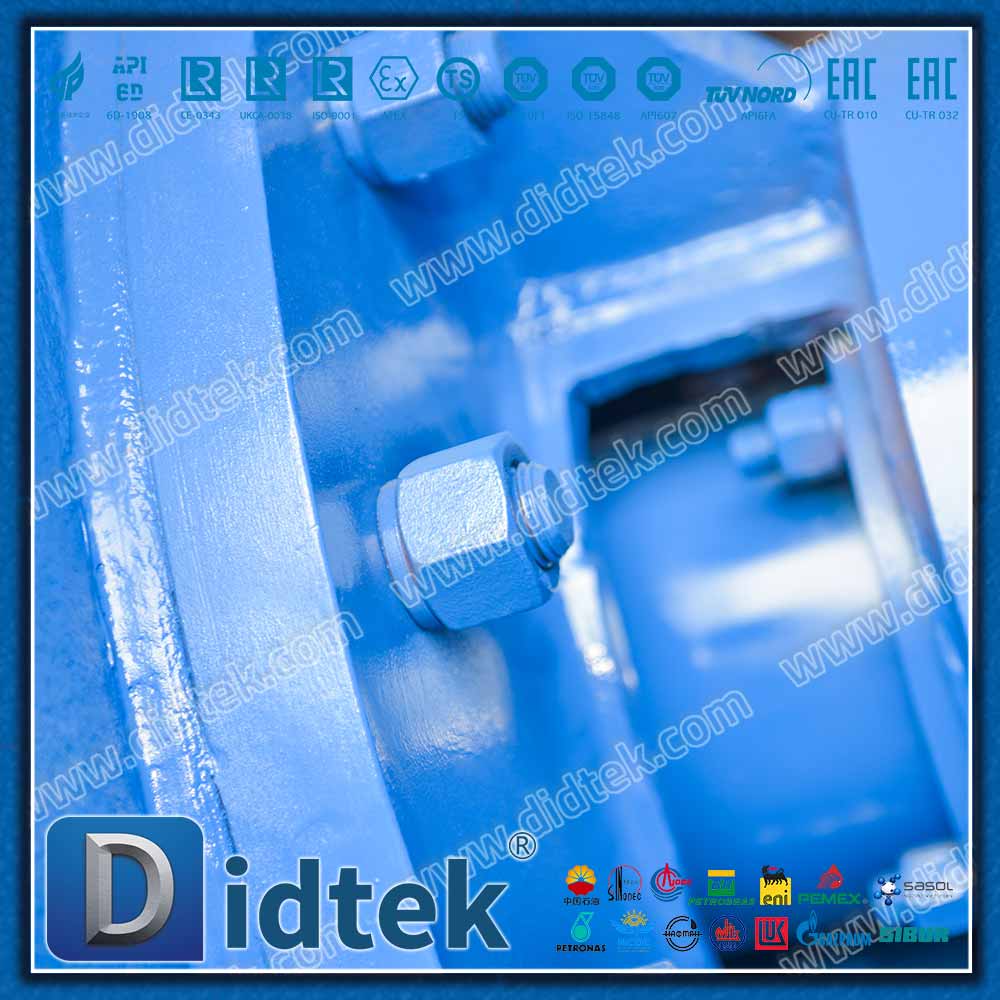 DN2000 صمام فراشة ذو إزاحة ثلاثية كبيرة الحجم DIN