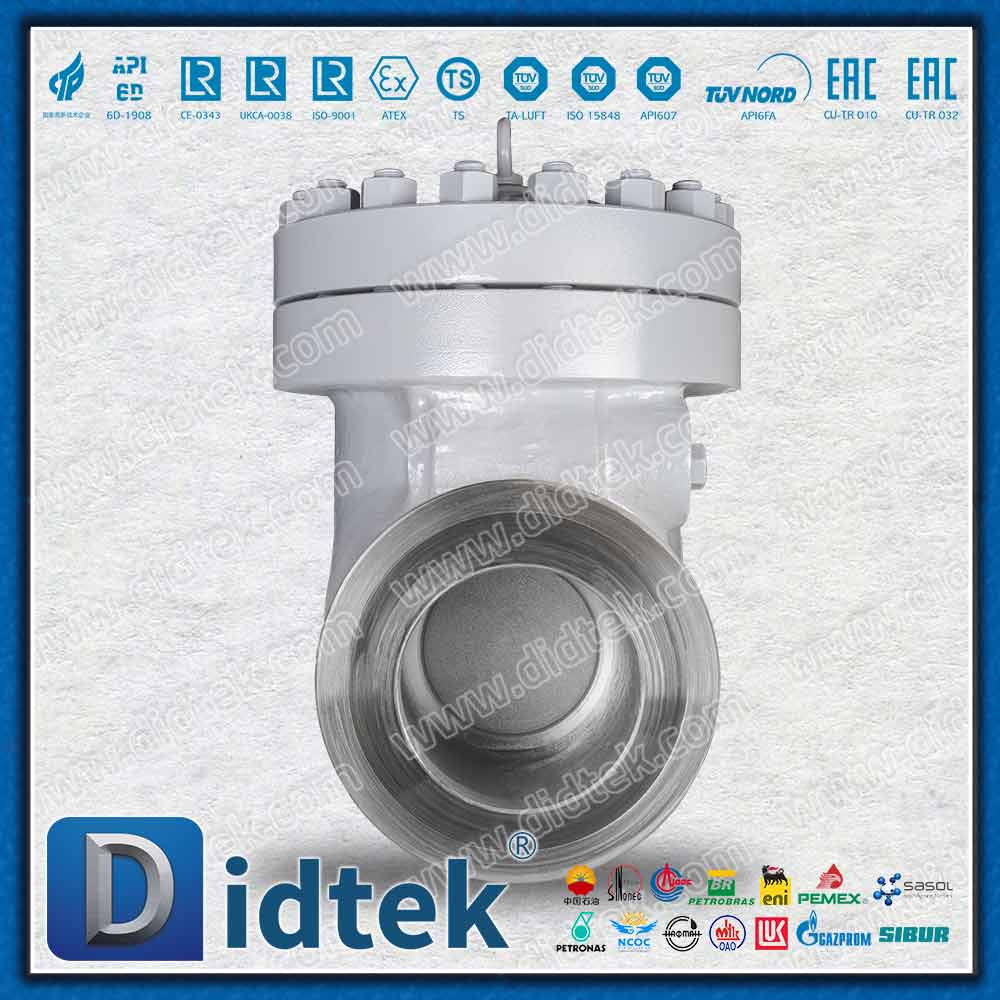 صمام فحص التأرجح API6D 900LB مع اتصال BW