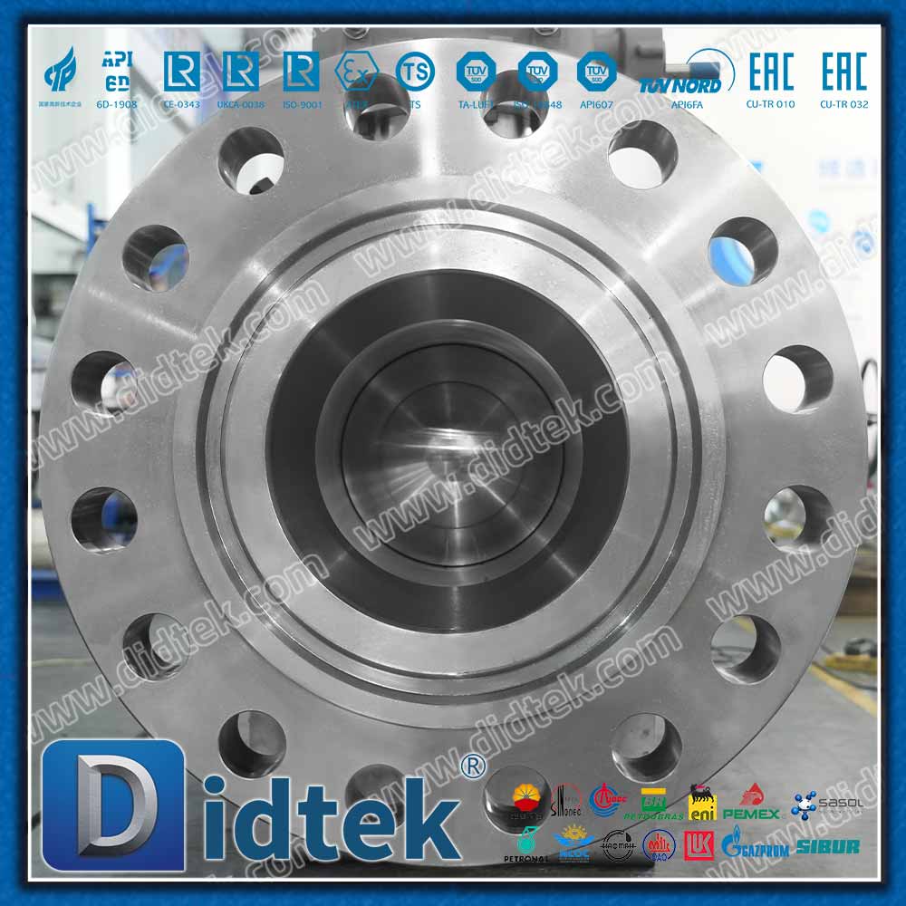 Inconel 625 تراكب شفة الختم صمام كروي عالي الضغط للهندسة البحرية