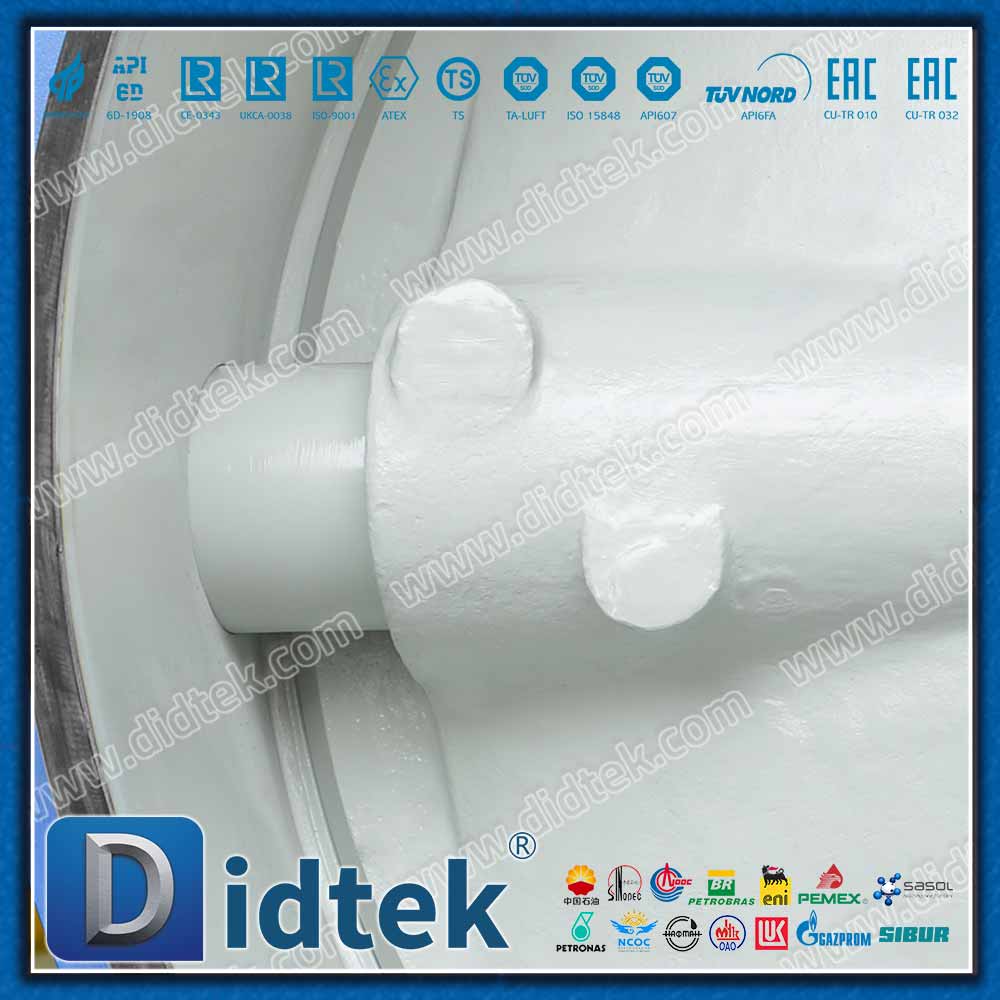 DN2000 صمام فراشة ذو إزاحة ثلاثية كبيرة الحجم DIN