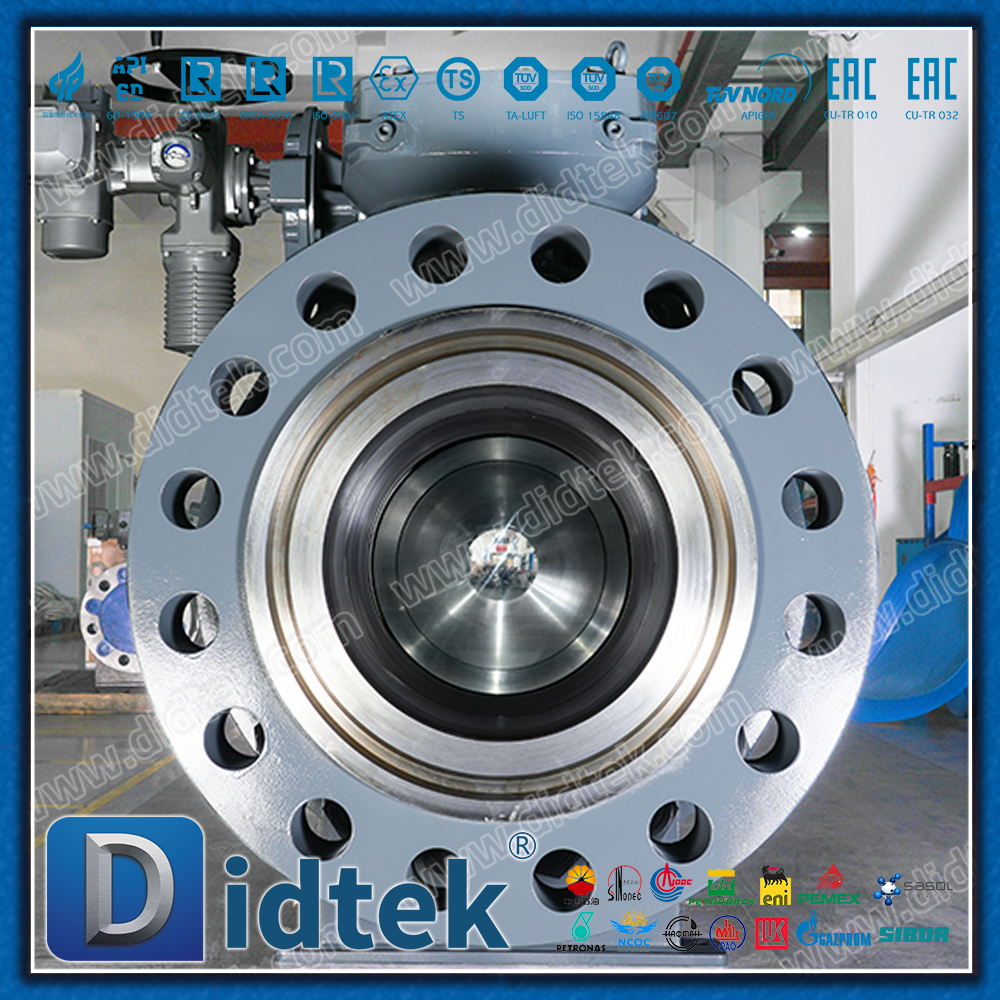 ESD الهندسة البحرية مرتكز الدوران صمام الكرة الكهربائية Auma للغاز عالي الضغط