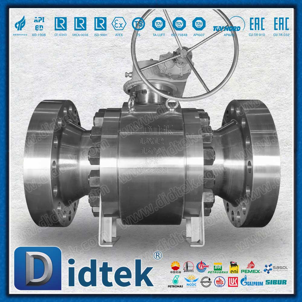 Inconel 625 تراكب شفة الختم صمام كروي عالي الضغط للهندسة البحرية
