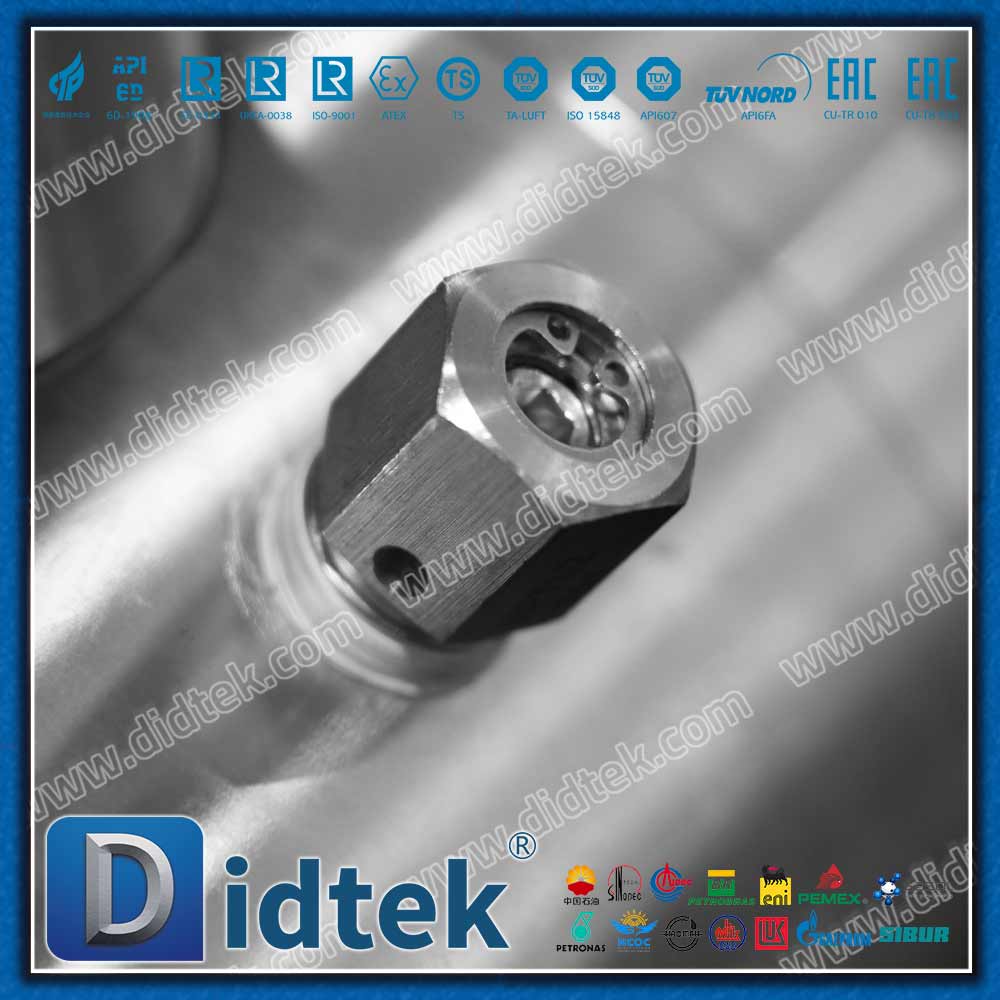 F51 1500 صمام كروي مرتكز الدوران مزورة مع ختم نظرة خاطفة